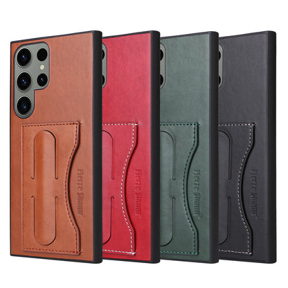 Contracted Card Holder Galaxy S23 Ultra Case Beveled Stand