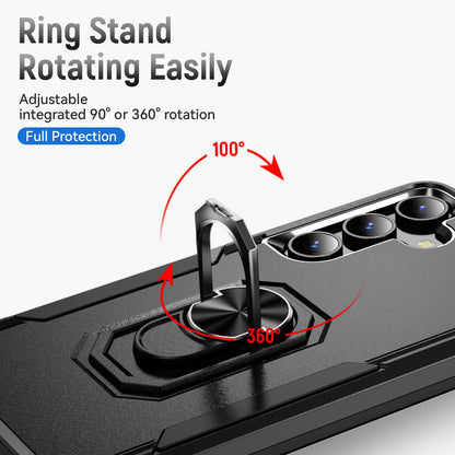 Pioneer Galaxy S24 Case Rotating Ring Stand