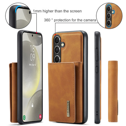 Retro Detachable Fold Wallet Galaxy S24 FE Case Magnetic Clip