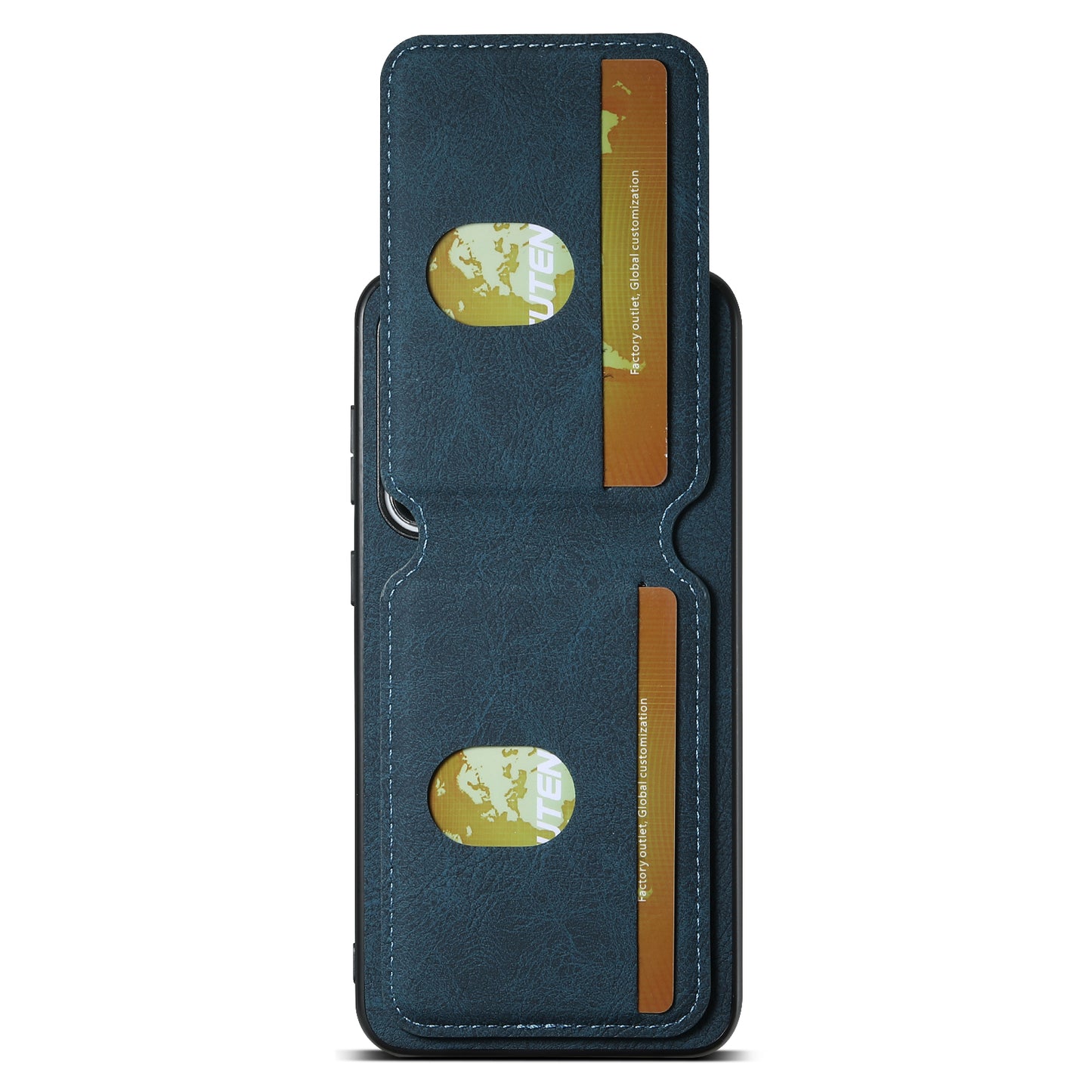 Litchi Leather Card Bag Galaxy S24 Case Magnetic