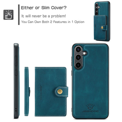 Magnetic Detachable Card Holder Galaxy S24 FE Case Leather Flip