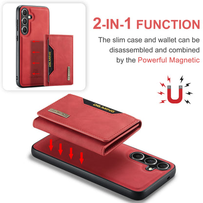 Retro Detachable Fold Card Holder Galaxy S24 FE Case Magnetic Clip