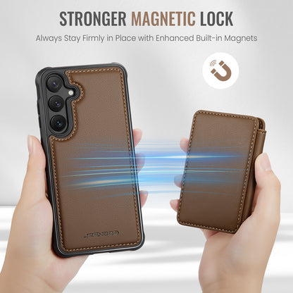 Magnetic Card Holder Galaxy S24+ Case Detachable RFID Blocking