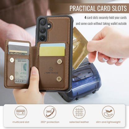 Magnetic Card Holder Galaxy S24+ Case Detachable RFID Blocking