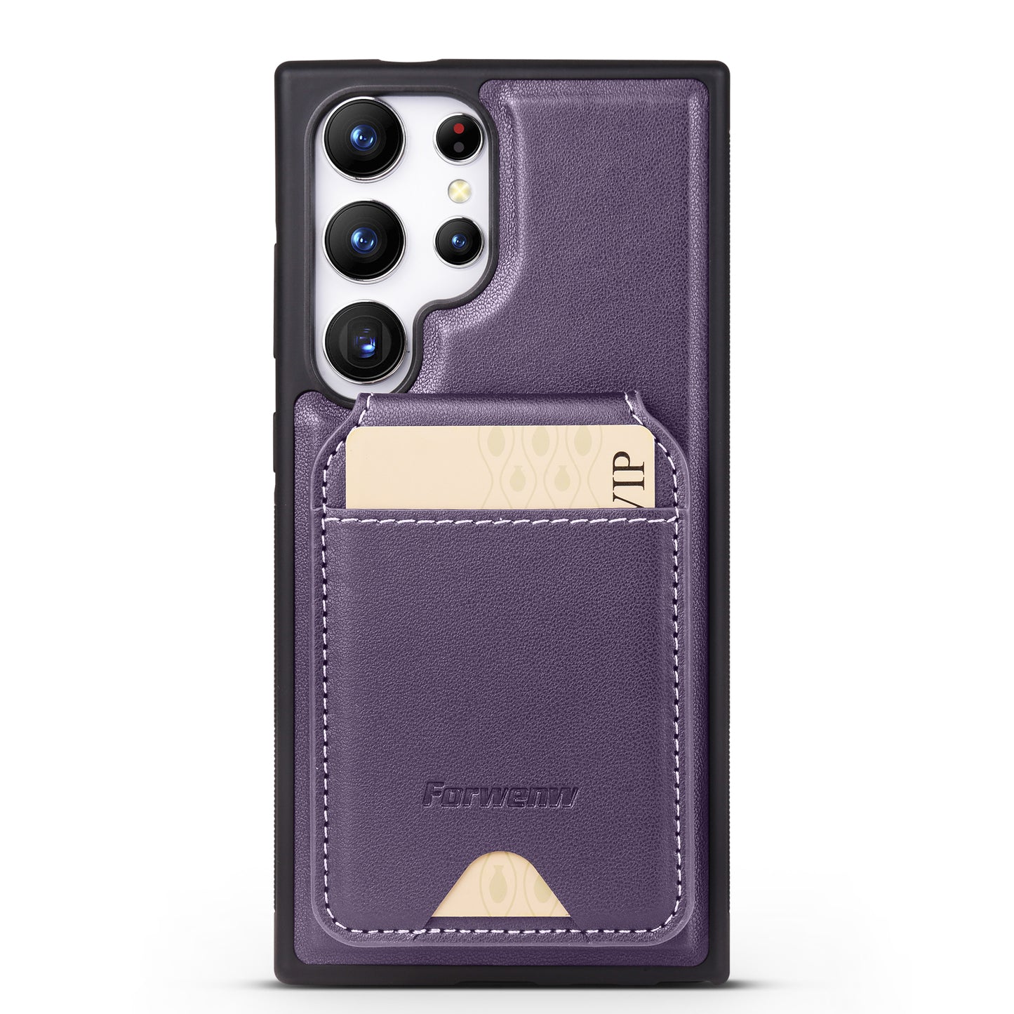 Detachable 2-in-1 Leather Card Bag Galaxy S22 Ultra Case Magnetic