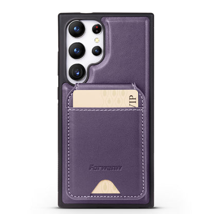 Detachable 2-in-1 Leather Card Bag Galaxy S23 Ultra Case Magnetic