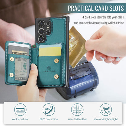 Magnetic Card Holder Galaxy S24 Ultra Case Detachable RFID Blocking