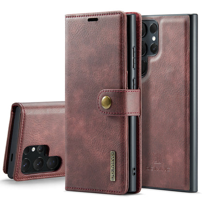 Wallet Detachable 2 In 1 Buckle Galaxy S24 Ultra Case Magnetic