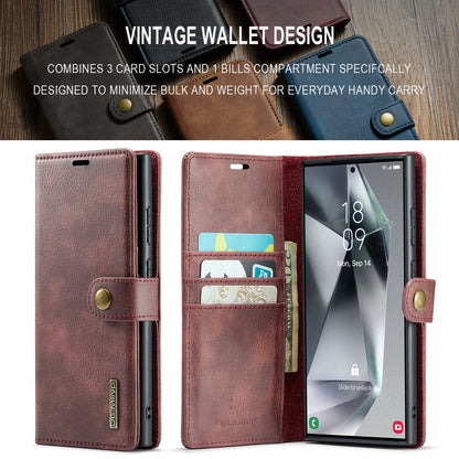 Wallet Detachable 2 In 1 Buckle Galaxy S24 Ultra Case Magnetic