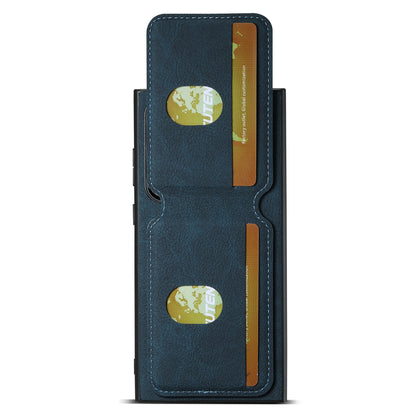 Litchi Leather Card Bag Galaxy S24 Ultra Case Magnetic