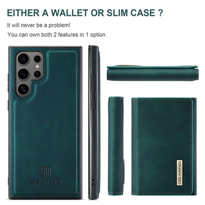 Retro Detachable Fold Wallet Galaxy S24 Ultra Case Magnetic Clip