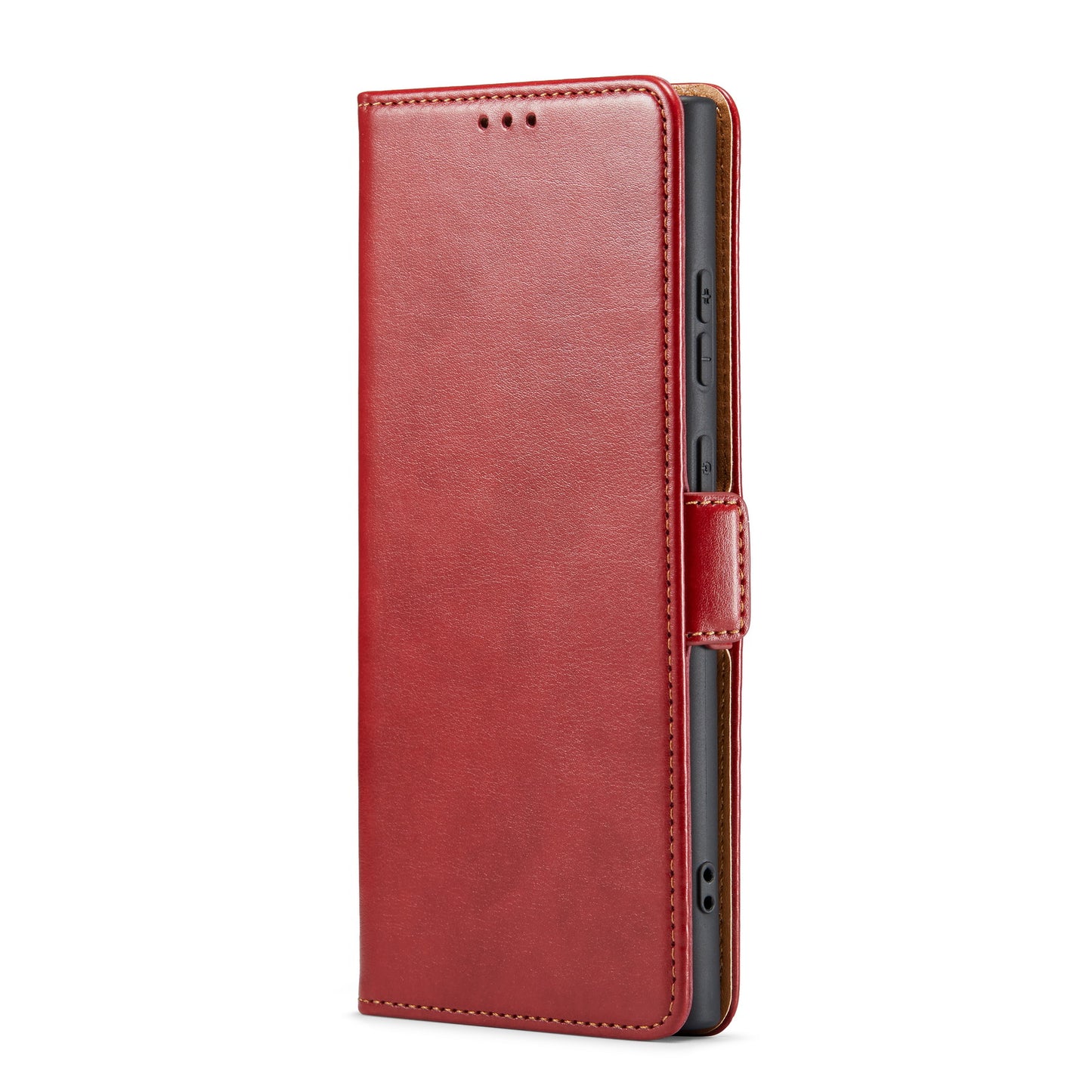 PU Leather Galaxy S24 Ultra Case Wallet Stand Texture Deluxe