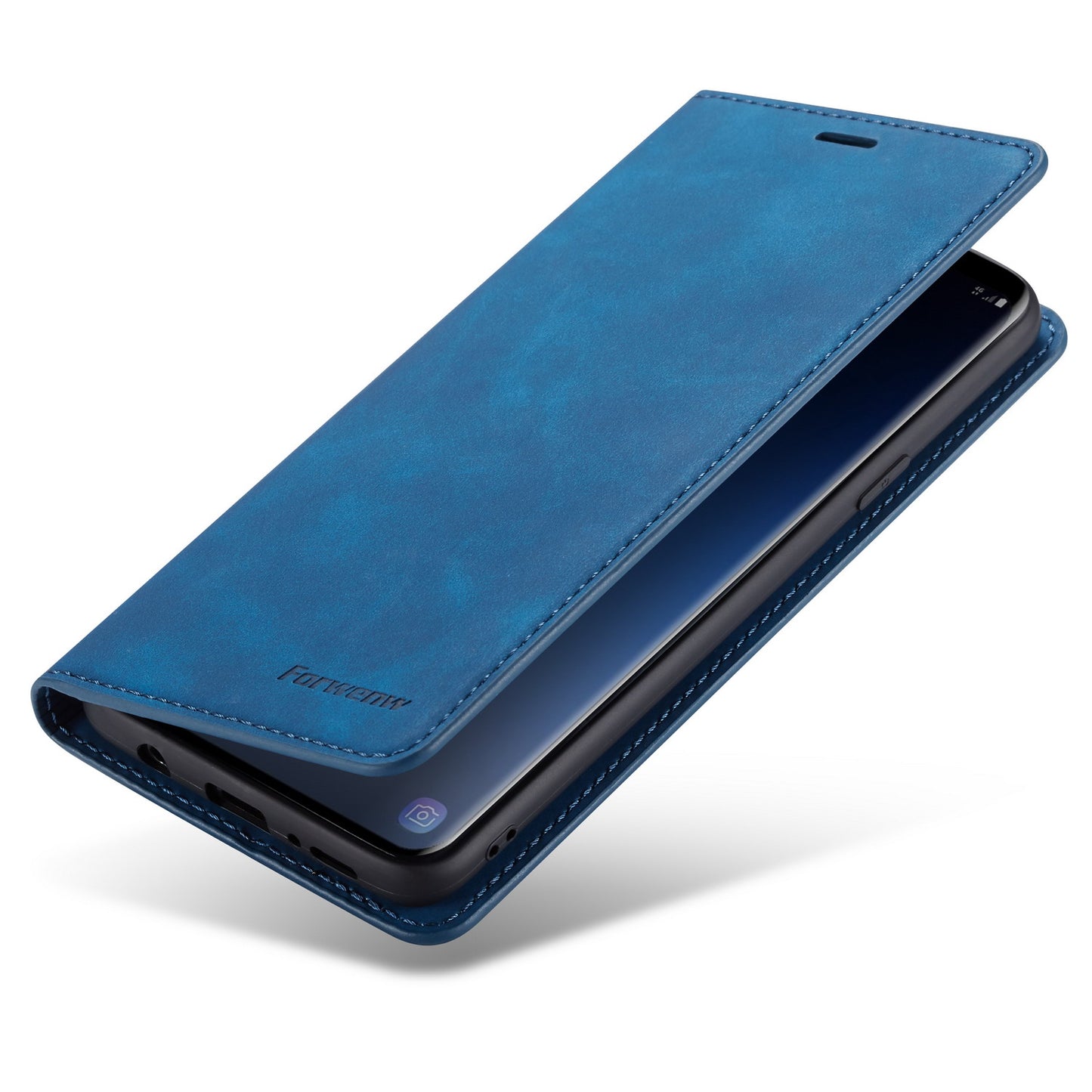 Illusion Slim Retro Leather Galaxy S9 Case Magnetic