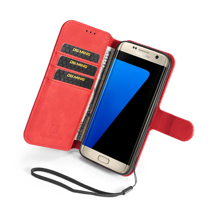 Retro Leather Edge Galaxy S7 Case with Hand Strap