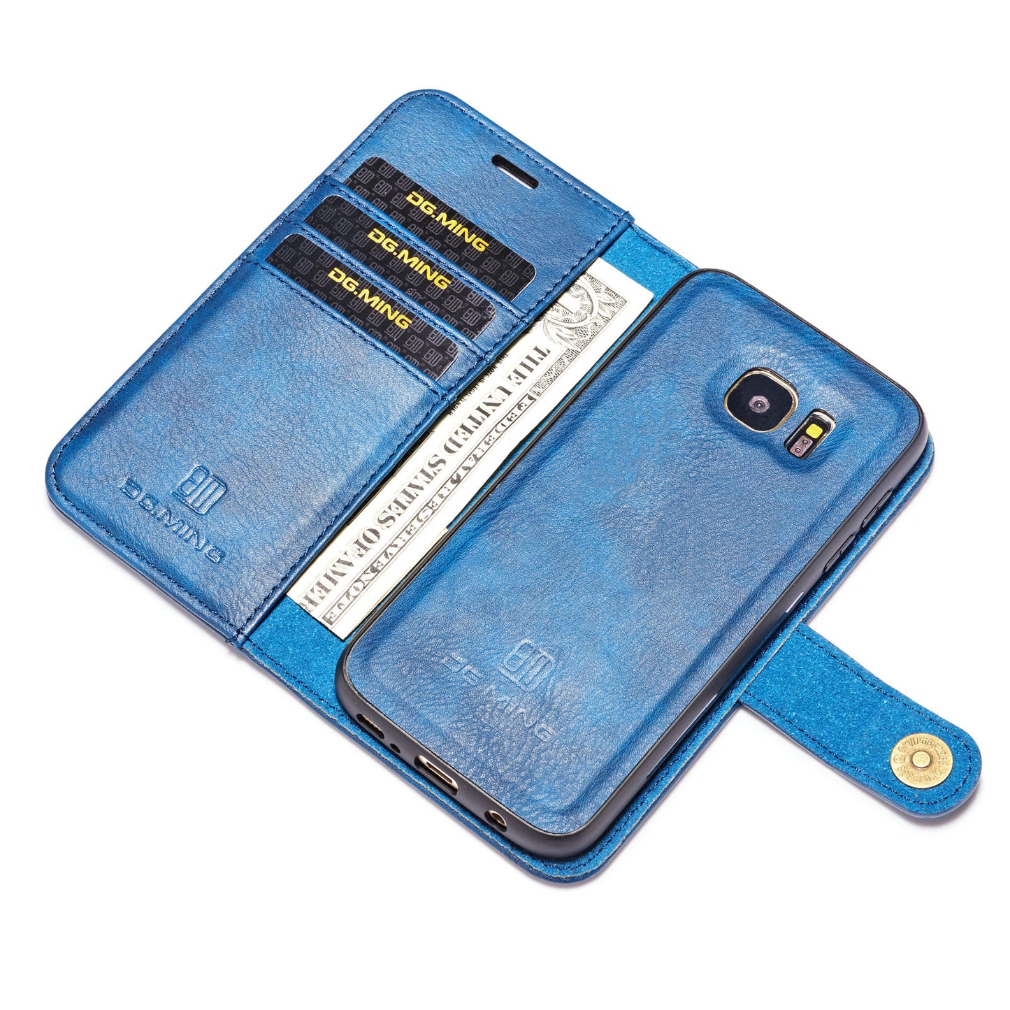 Wallet Detachable 2 In 1 Buckle Galaxy S7 Case Magnetic