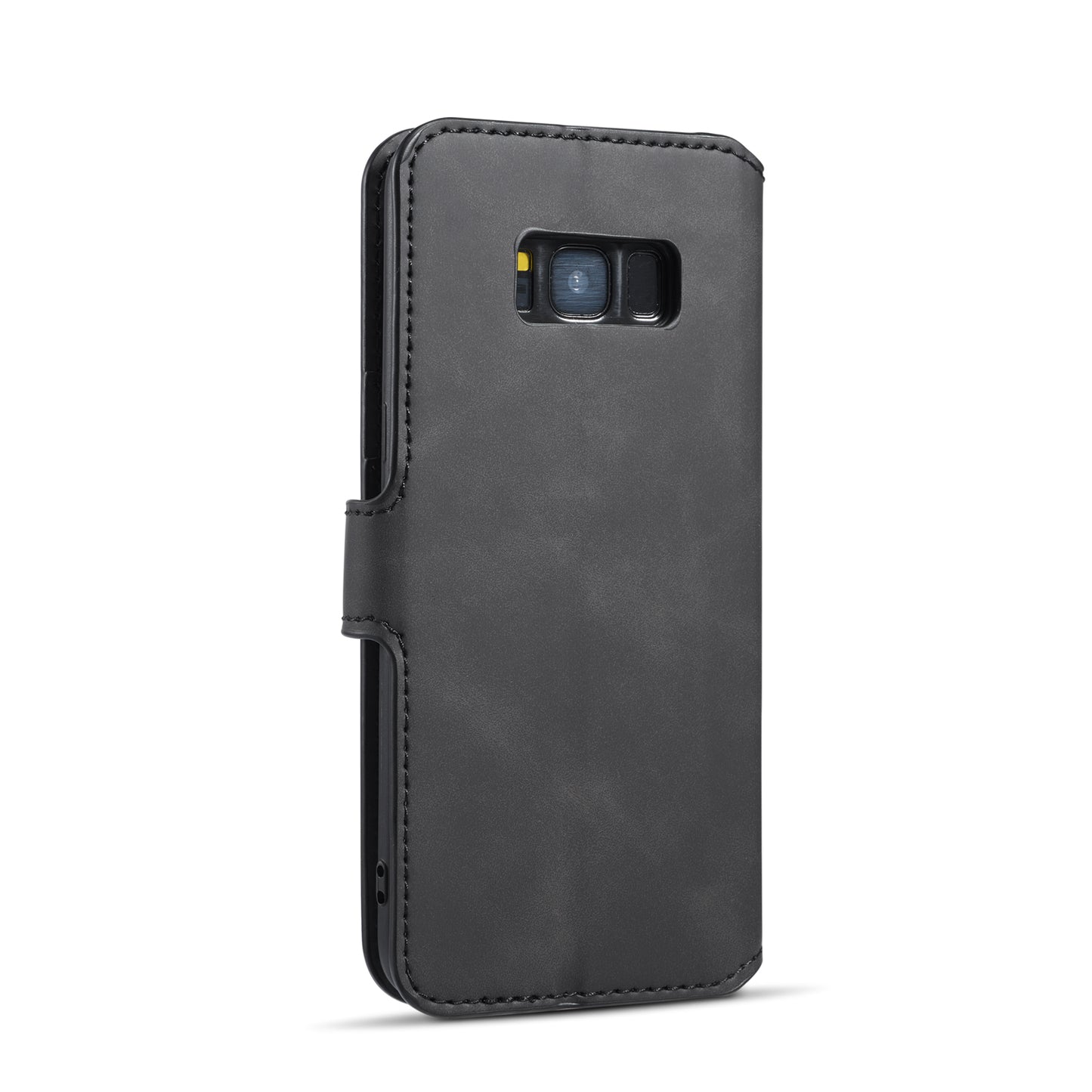 Retro Leather Edge Galaxy S8 Case with Hand Strap