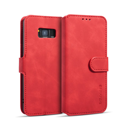 Retro Leather Edge Galaxy S8 Plus Case with Hand Strap