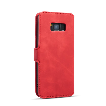 Retro Leather Edge Galaxy S8 Plus Case with Hand Strap