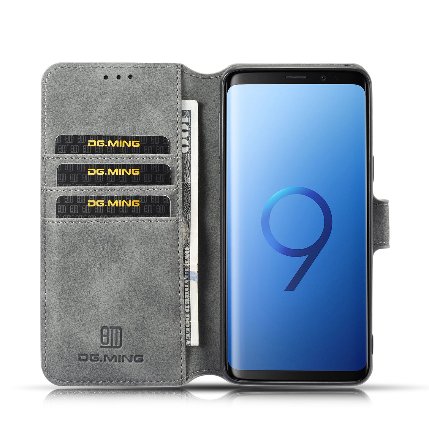 Retro Leather Edge Galaxy S9 Case with Hand Strap