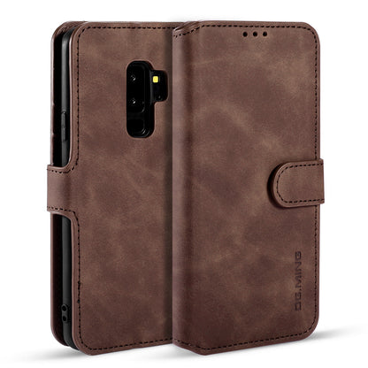 Retro Leather Edge Galaxy S9+ Case with Hand Strap