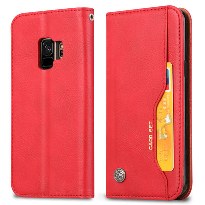 Classical Knead Leather Galaxy S9+ Case with Notes Pocket