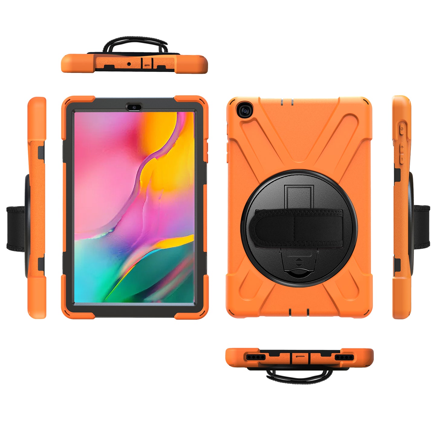 Pirate King Galaxy Tab A 10.1 (2019) Case 360 Rotating Stand Hand