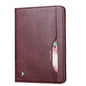 Classical Knead Leather Galaxy Tab A9+ Case with Notes Pocket