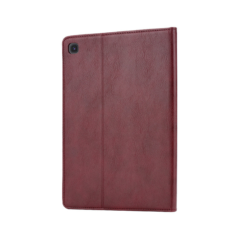 Classical Knead Leather Galaxy Tab A7 Case with Notes Pocket