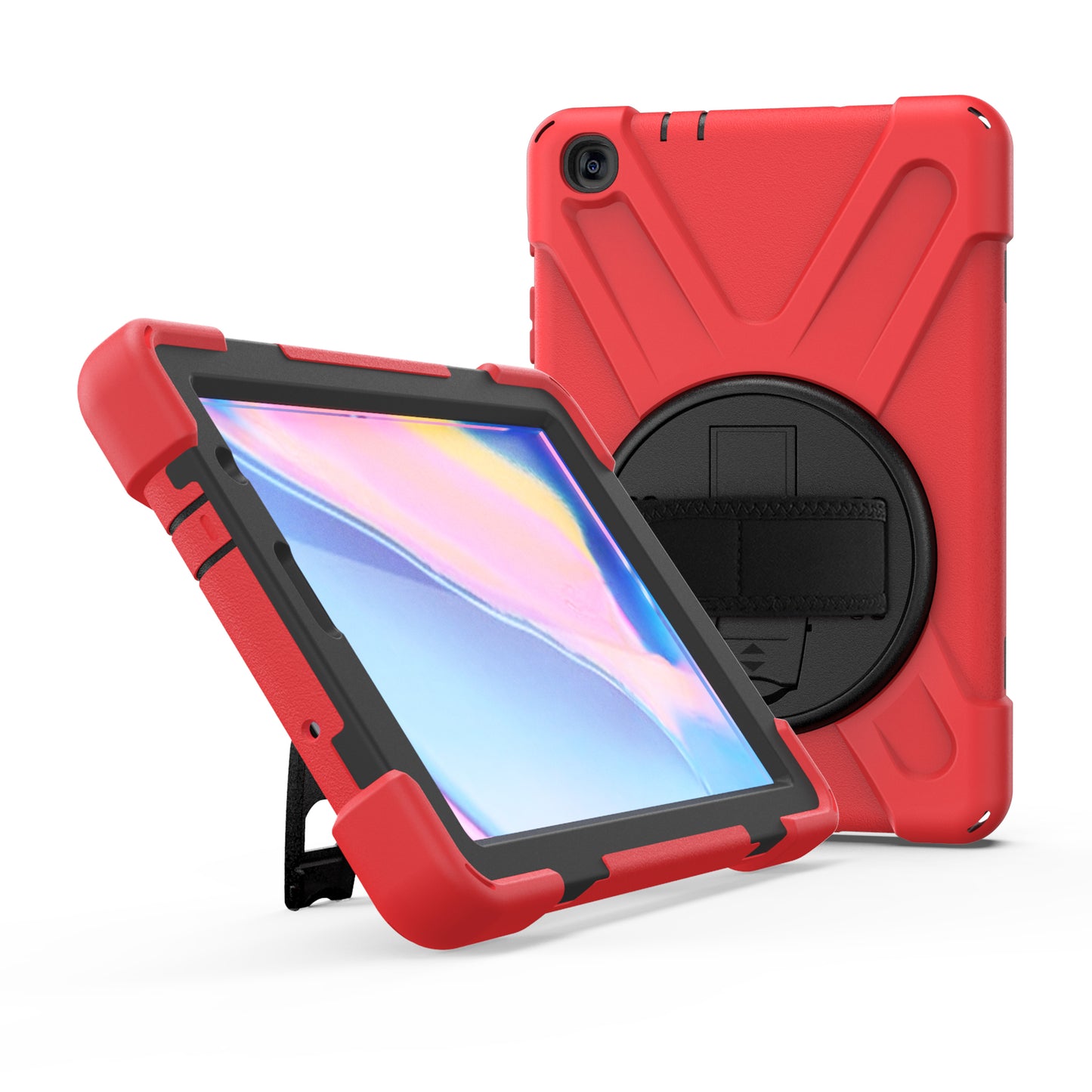 Pirate King Galaxy Tab A 8.0 with S-Pen (2019) Case 360 Rotating Stand