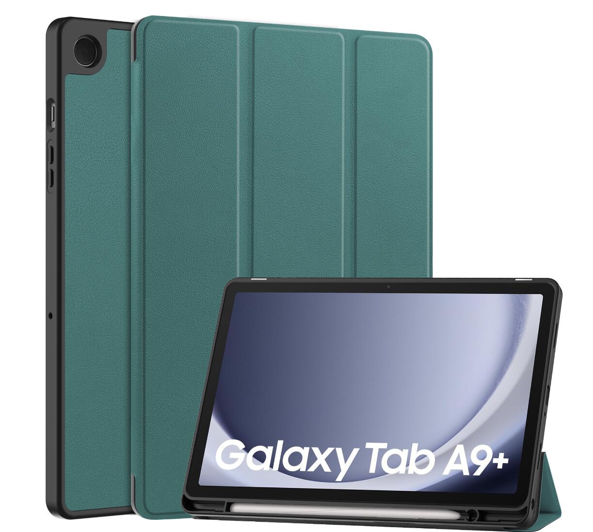 Soft TPU Combo Leather Samsung Galaxy Tab A9 Case Tri-fold Stand