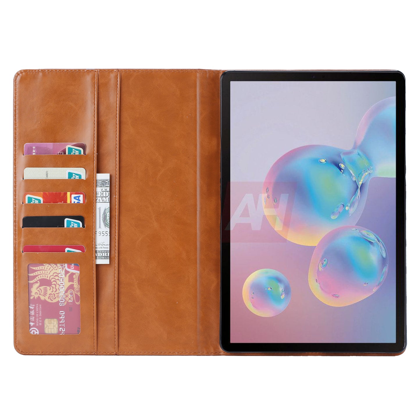 Classical Knead Leather Galaxy Tab S6 Case with Notes Pocket