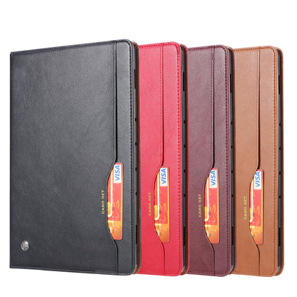 Classical Knead Leather Galaxy Tab S8+ Case with Notes Pocket