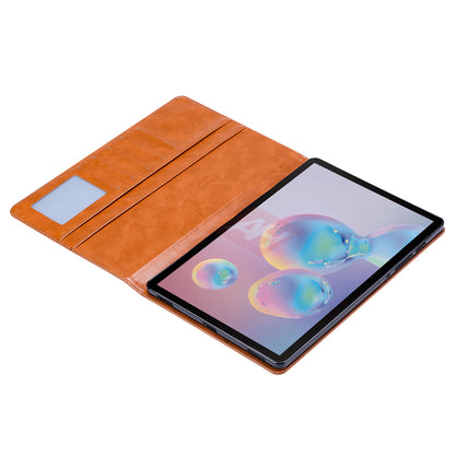 Classical Knead Leather Galaxy Tab S9 Case with Notes Pocket