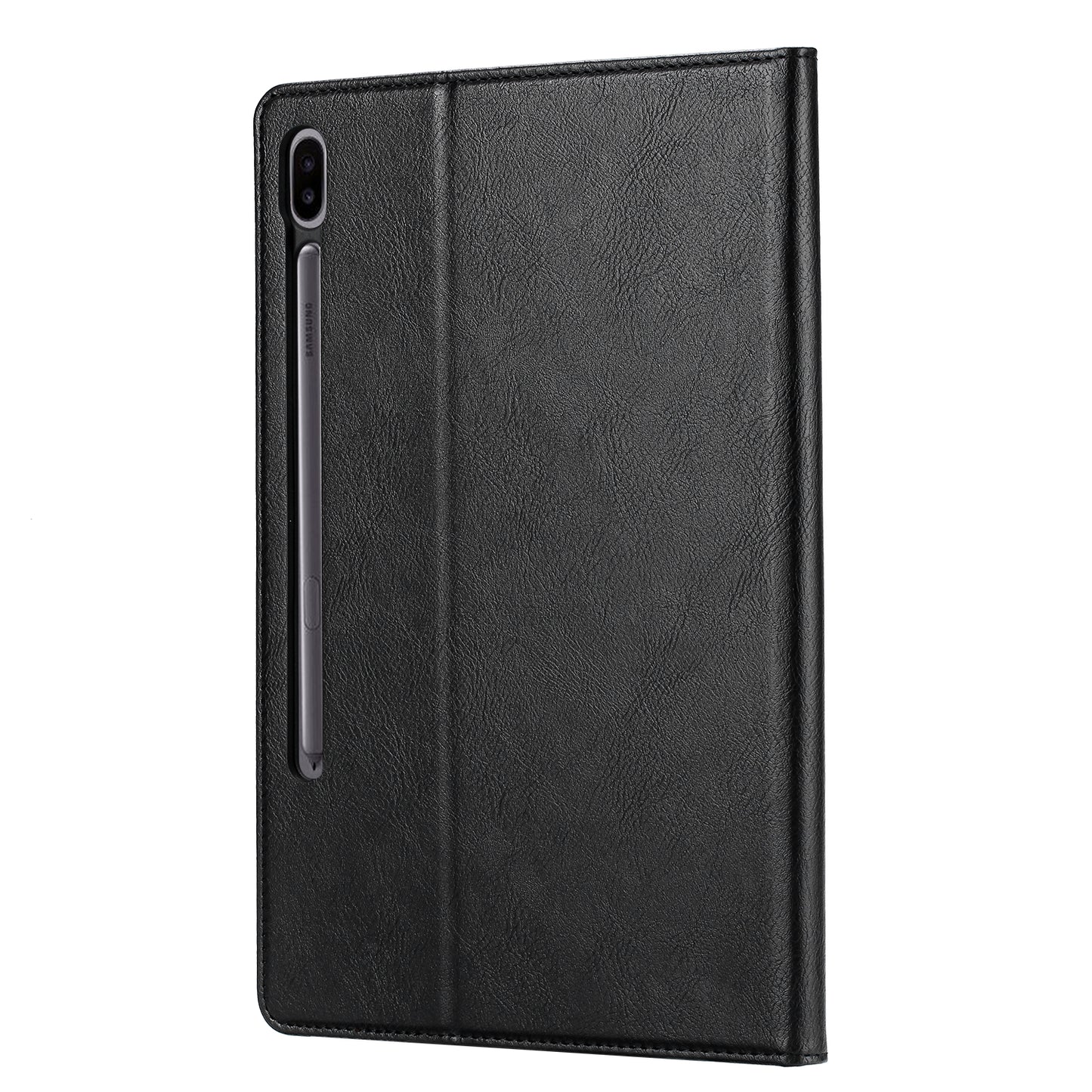 Classical Knead Leather Galaxy Tab S8 Case with Notes Pocket