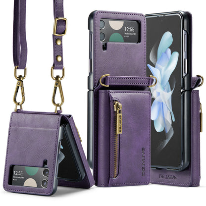 Wallet Detachable Tri-fold Galaxy Z Flip3 Case Muilti Card Slots