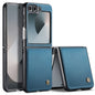 Butterfly Clasp Leather Galaxy Z Flip6 Case Wallet TPU Stand