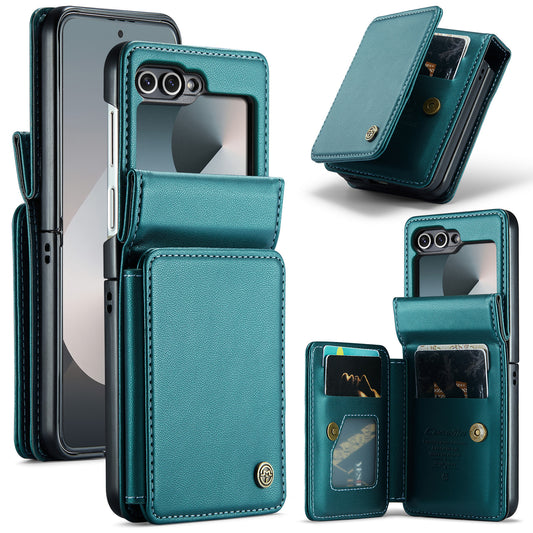 Sturdy Kickstand Galaxy Z Flip6 Case Multiple Card Slot