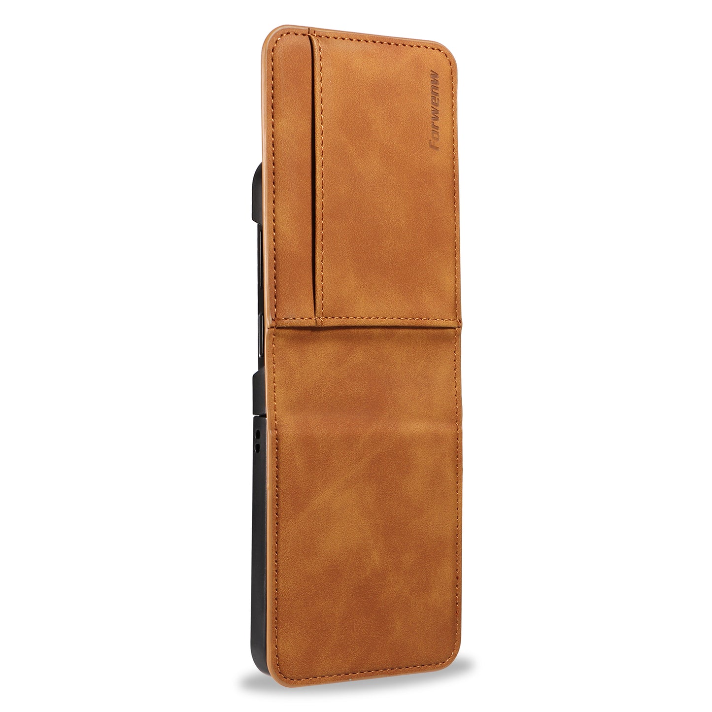 Illusion Slim Retro Leather Galaxy Z Flip6 Case Magnetic