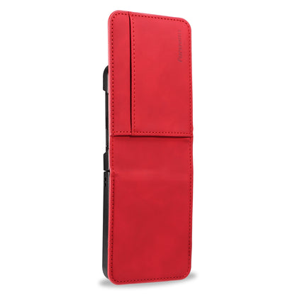 Illusion Slim Retro Leather Galaxy Z Flip6 Case Magnetic