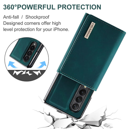 Retro Detachable Fold Wallet Galaxy S24 Ultra Case Magnetic Clip