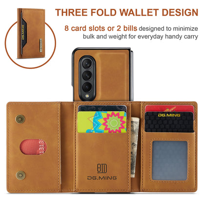 Retro Detachable Fold Card Holder Galaxy Z Fold3 Case Magnetic Clip