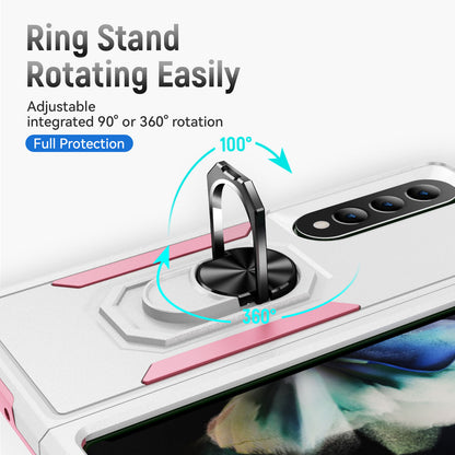 Pioneer Galaxy Z Fold4 Case Rotating Ring Stand