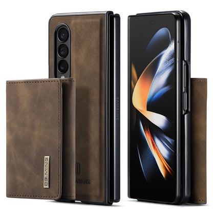 Retro Detachable Fold Wallet Galaxy Z Fold4 Case Magnetic Clip