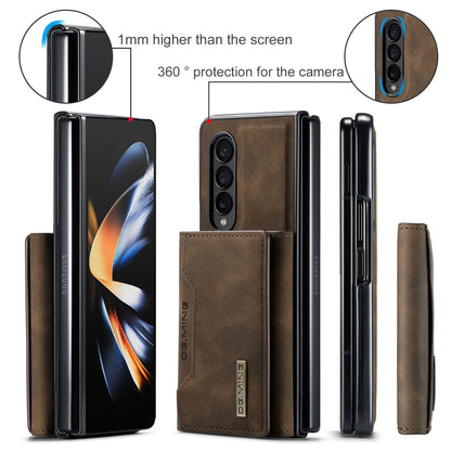 Retro Detachable Fold Card Holder Galaxy Z Fold4 Case Magnetic Clip