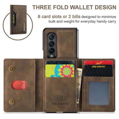 Retro Detachable Fold Card Holder Galaxy Z Fold4 Case Magnetic Clip