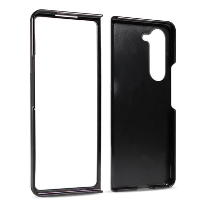 Insert Card Slot Leather Skin Galaxy Z Fold5 Case Back