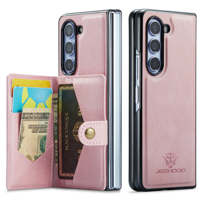 Magnetic Detachable Card Holder Galaxy Z Fold5 Case Leather Flip