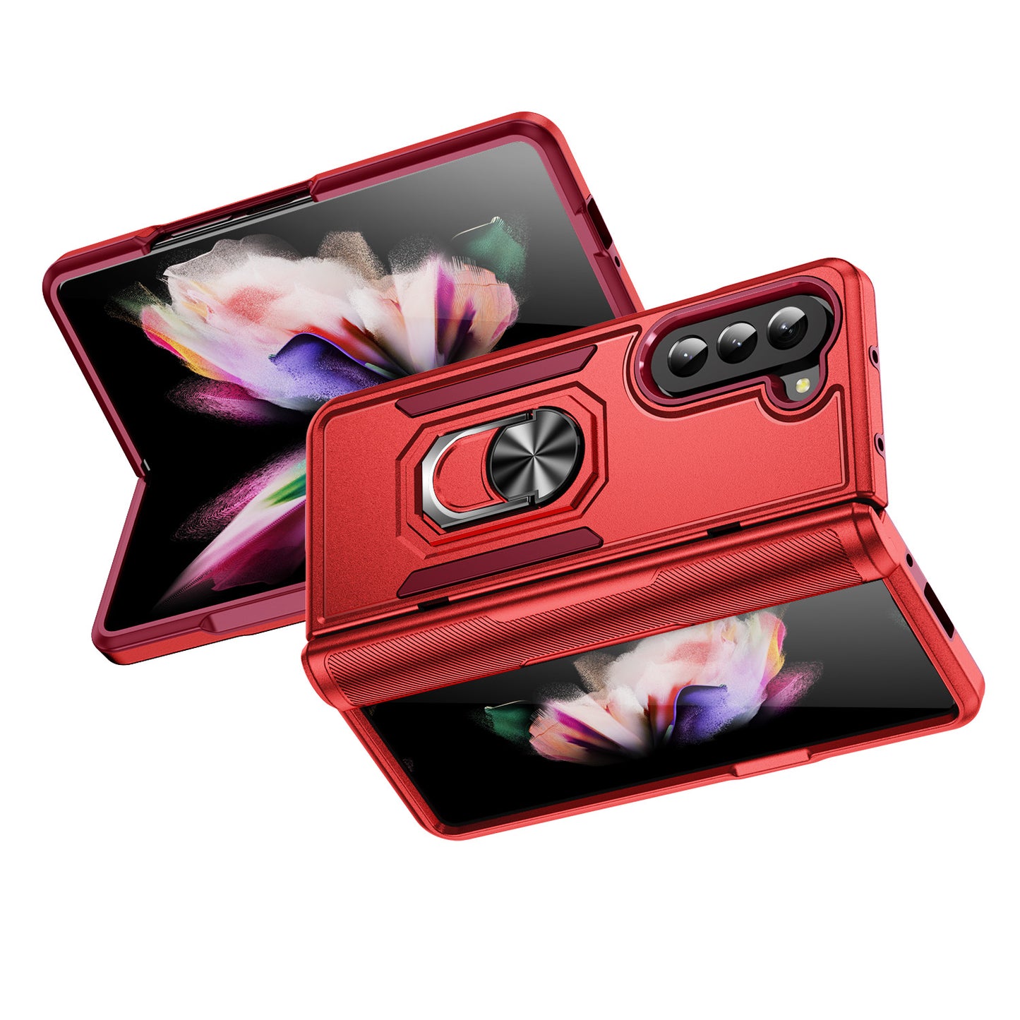 Pioneer Galaxy Z Fold5 Case Rotating Ring Stand