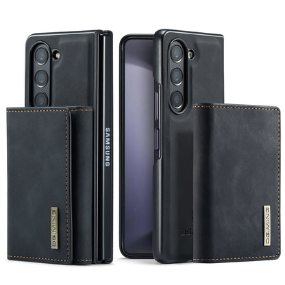 Retro Detachable Fold Wallet Galaxy Z Fold5 Case Magnetic Clip