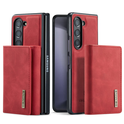 Retro Detachable Fold Wallet Galaxy Z Fold5 Case Magnetic Clip